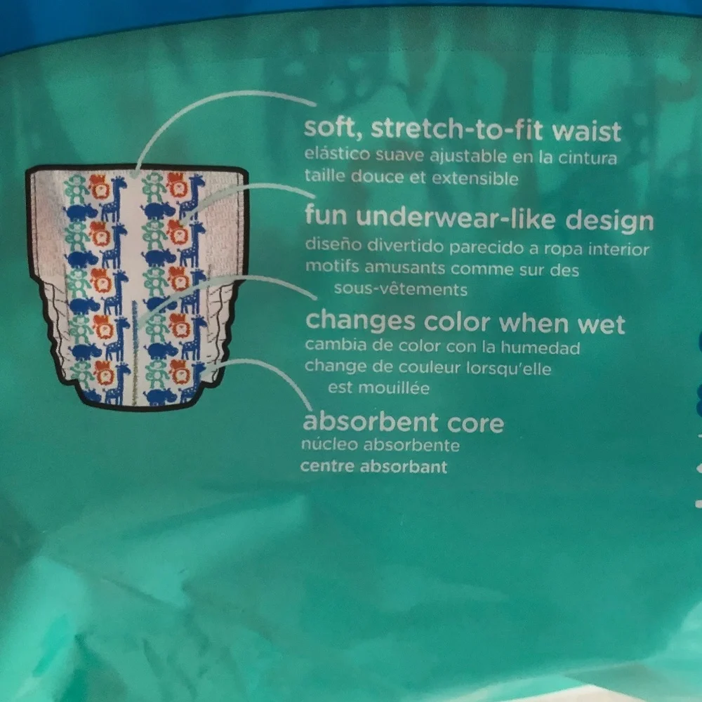 4T-5T Comfees Pull Up Diaper 2 Packs of 19